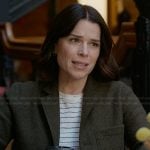 Maggie's brown wool blazer on The Lincoln Lawyer