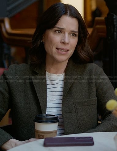 Maggie's brown wool blazer on The Lincoln Lawyer