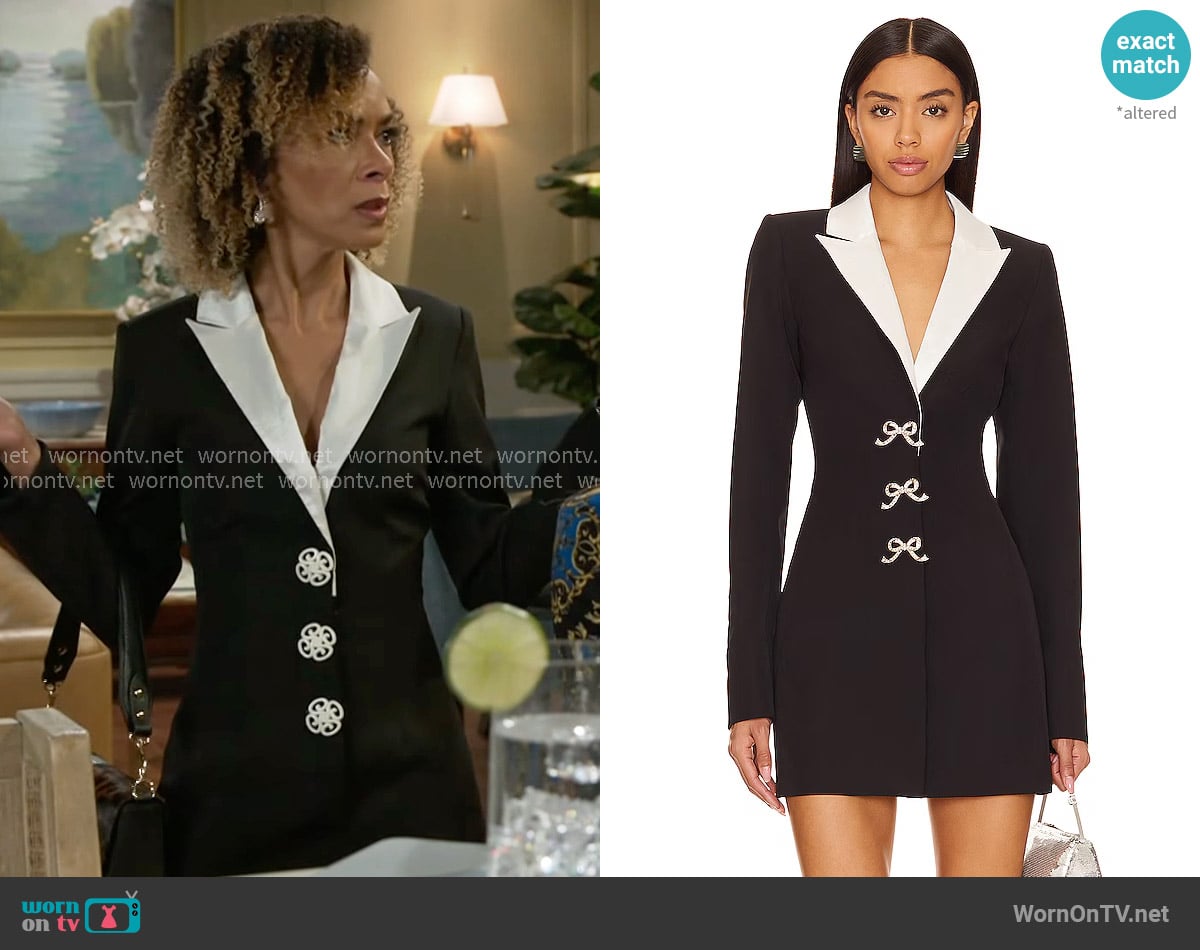 Majorelle Avori Blazer Dress worn by Anastasia Belleclaire (Timeca Seretti) on Beyond the Gates