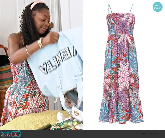 Marie Oliver Neeley Dress worn by Venita Aspen on Southern Charm
