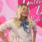 Meredith Sinclair’s embroidered sweater on Today