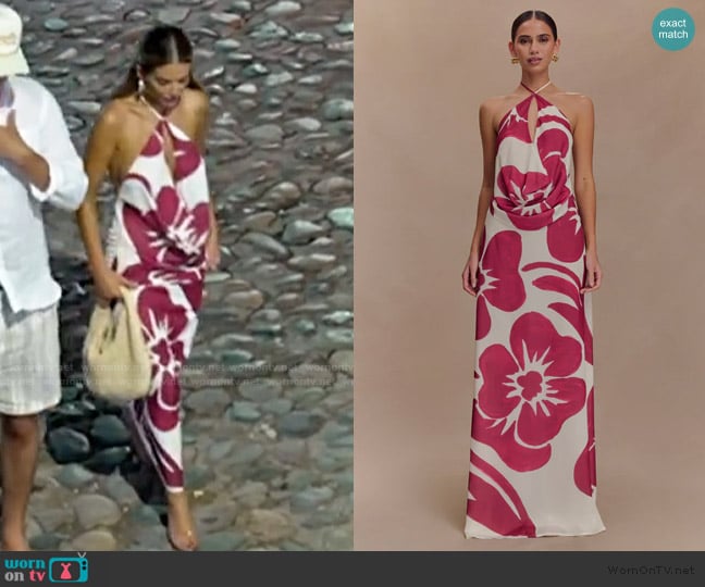 Meshki Katalina Halter Top worn by Salley Carson on Southern Charm