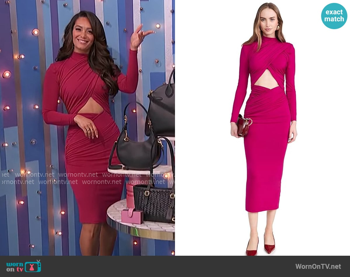 Misha Emmeline Dress worn by Alexis Gaube on The Price is Right