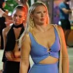 Molly’s blue cutout dress on Southern Charm