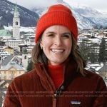 Molly’s brown corduroy puffer jacket on Today