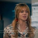 Morgan’s playing cards print shirt on High Potential