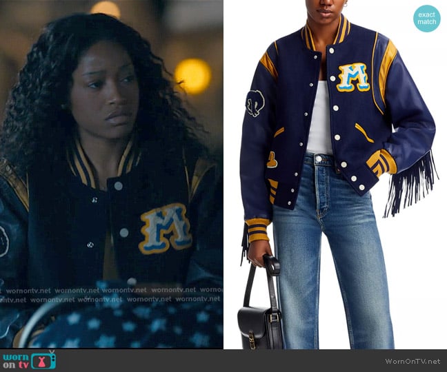 Mother The Fringe Team Spirit Jacket worn by Samira Fisher (Keke Palmer) on The Burbs