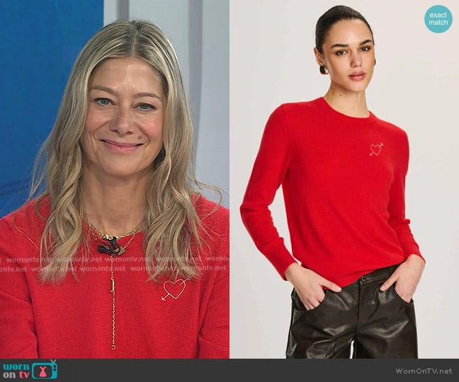 Dr. Jennifer Haythe’s red heart sweater on Today Dr. Jennifer Haythe’s red heart sweater on Today