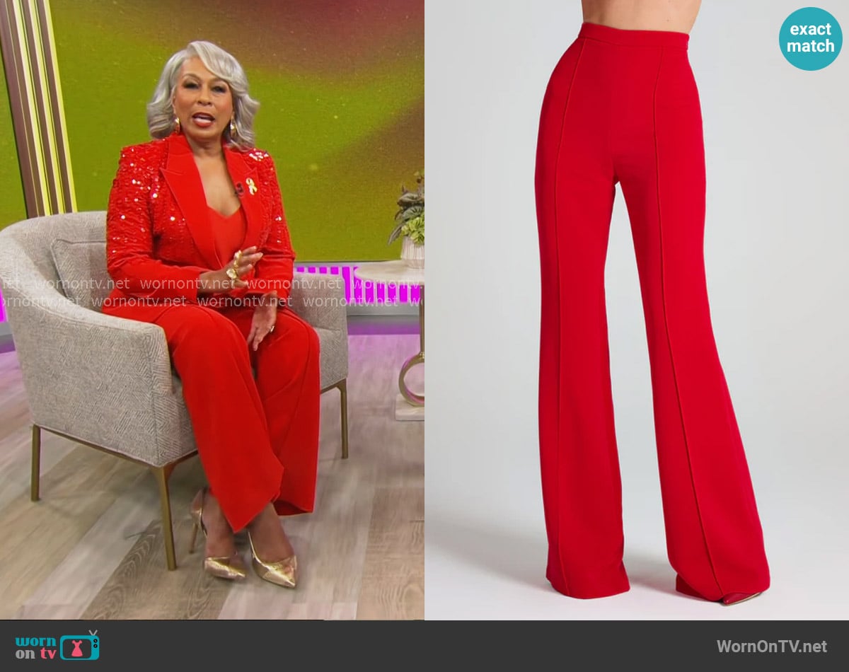 Anita’s red pants on Beyond the Gates