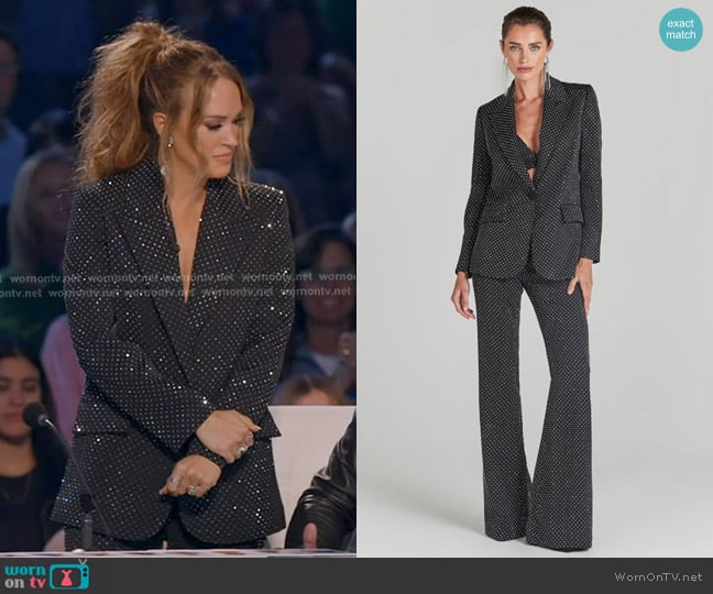Nadine Merabi Kira Blazer worn by Carrie Underwood on American Idol