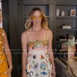Natalie’s printed sun dress on The Real Housewives of Beverly Hills
