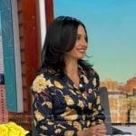 Dr. Tara Narula’s navy floral shirtdress on Good Morning America