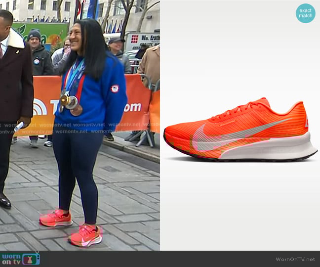 Nike ACG Ultrafly Trail Racing Shoes worn by Elana Meyers Taylor on Today