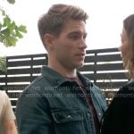 Noah’s denim jacket on The Young and the Restless