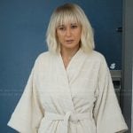 Jeanine's fleece ribbed robe on The Lincoln Lawyer