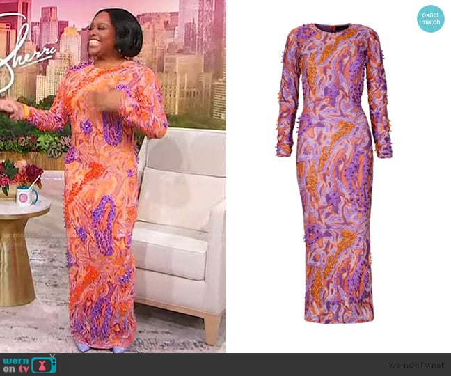 Onalaja Zushi Dress worn by Sherri Shepherd on Sherri