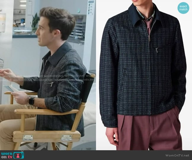 Paul Smith Checked Shirt Jacket worn by  on Good Morning America