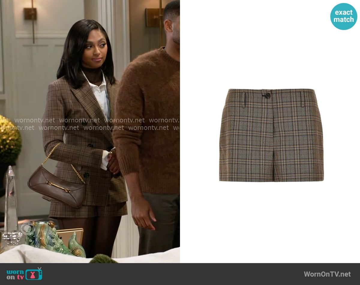 Pinko Nevi Shorts worn by Kat Richardson (Colby Muhammad) on Beyond the Gates