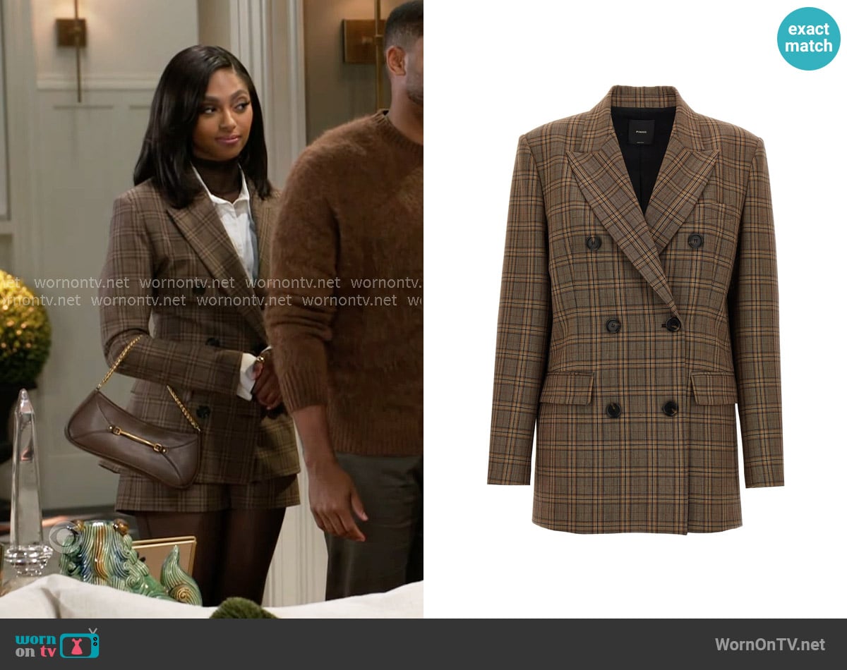 Pinko New Guinea Blazer worn by Kat Richardson (Colby Muhammad) on Beyond the Gates