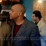 Turk’s plaid blazer on Scrubs