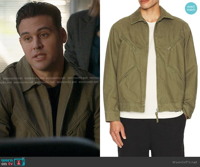 Eddie’s green zip jacket on 9-1-1