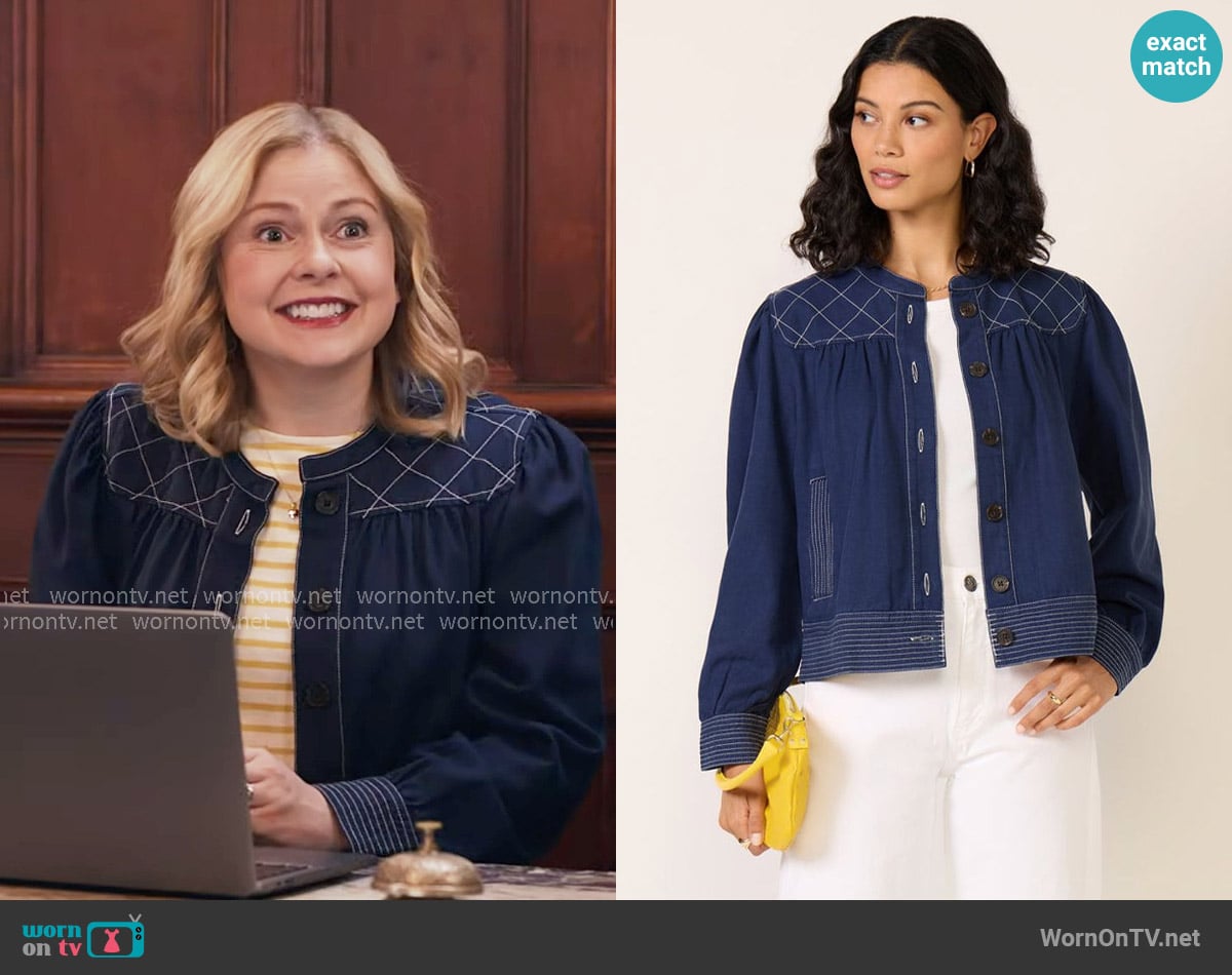 Rails Kair Jacket worn by Sam (Rose McIver) on Ghosts