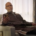 Richard’s brown side stripe track jacket and pants on Greys Anatomy