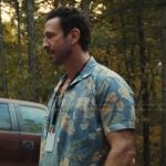 Richard’s blue floral print shirt on His & Hers