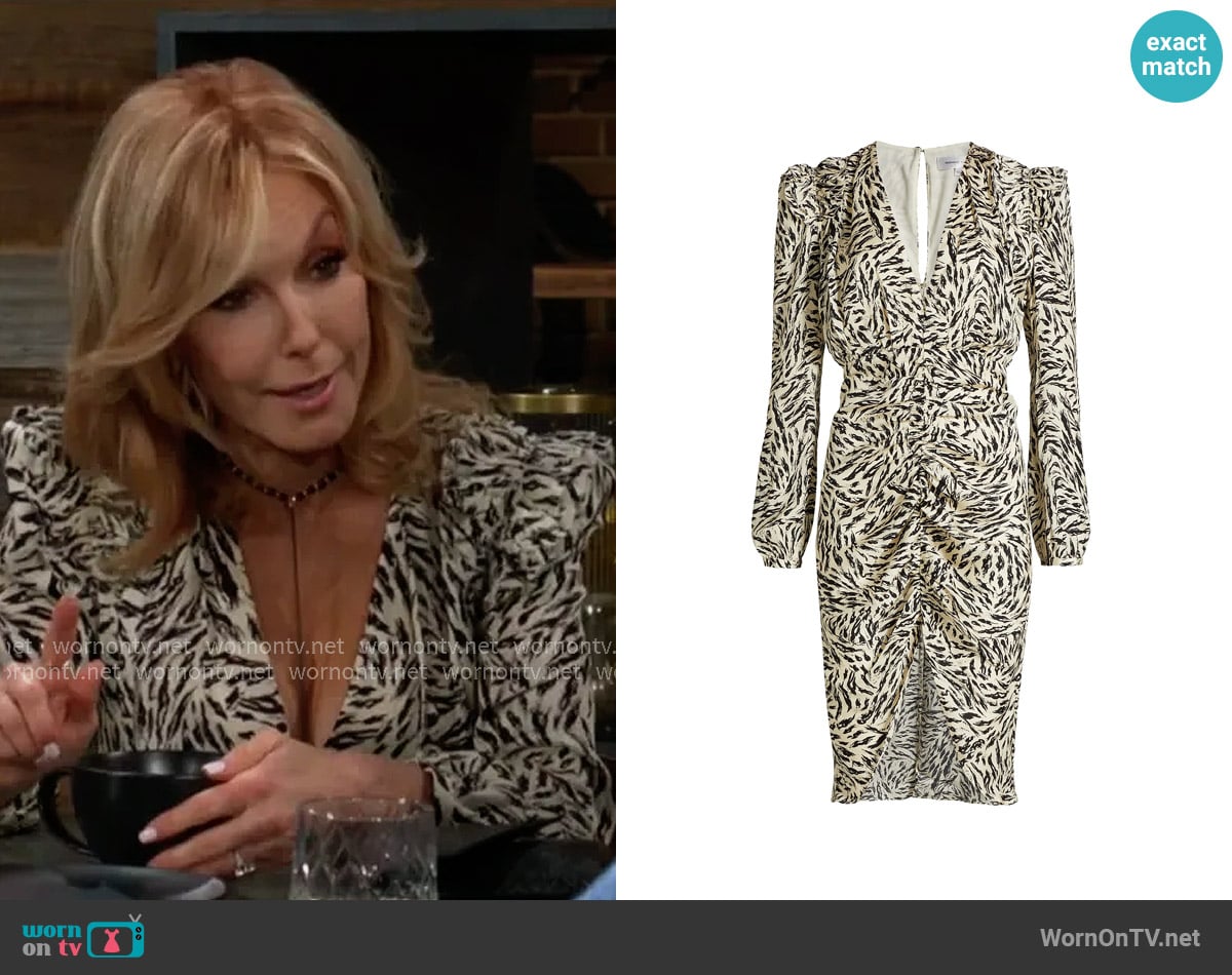 Ronny Kobo Amara Abstract Dress worn by Lauren Fenmore (Tracey Bregman) on The Young and the Restless