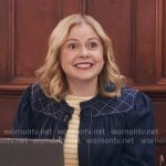 Sam’s embroidered denim jacket on Ghosts