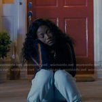 Samira’s strappy sneakers on The Burbs