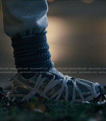 Samira’s strappy sneakers on The Burbs