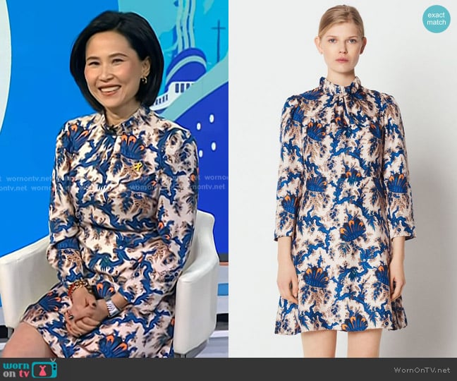 Sandro Utopique Dress worn by Vicky Nguyen on Today