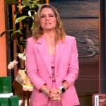Sara’s pink blazer and pants on The View