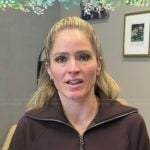 Sara’s brown half zip sweater on The View