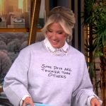 Savannah Chrisley's gray sweatshirt on The View