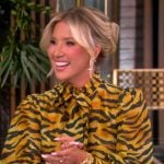Savannah Chrisley’s tiger stripe top on The View