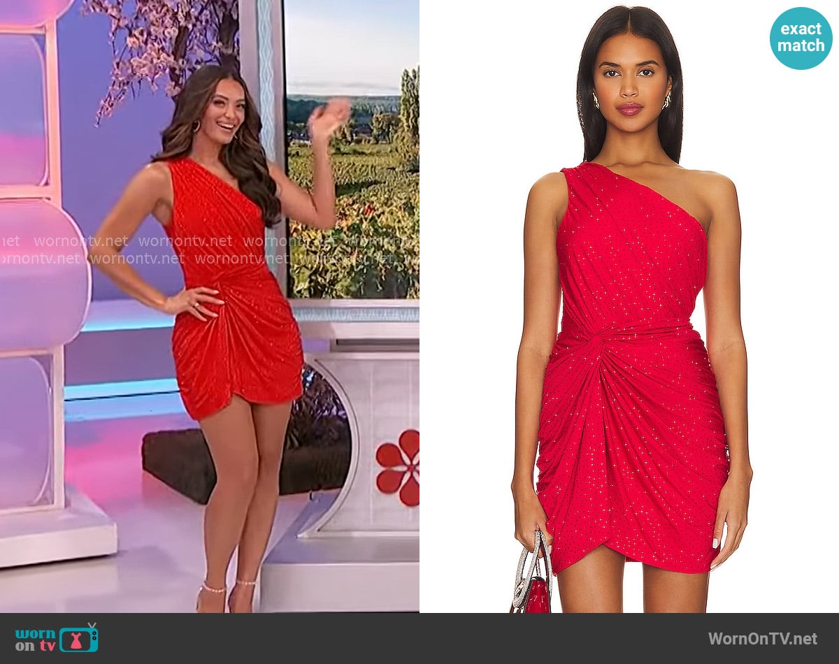Saylor Julieta Mini Dress worn by Alexis Gaube on The Price is Right