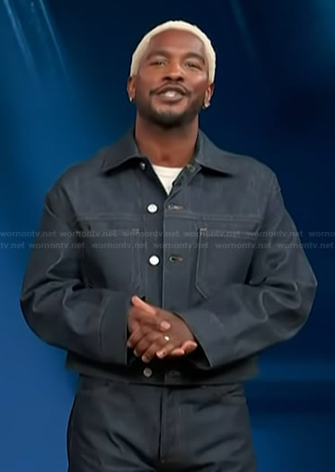 Scott's denim jacket on Access Hollywood