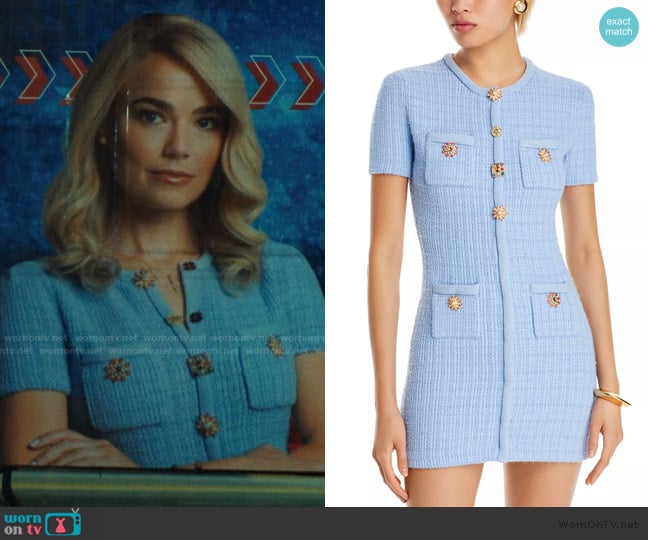 Self Portrait Beaded Button Knit Dress worn by Lexy Jones (Rebecca Rittenhouse) on His & Hers