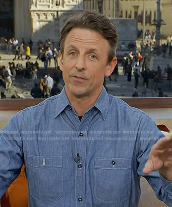 Seth Meyers’s chambray shirt on Today