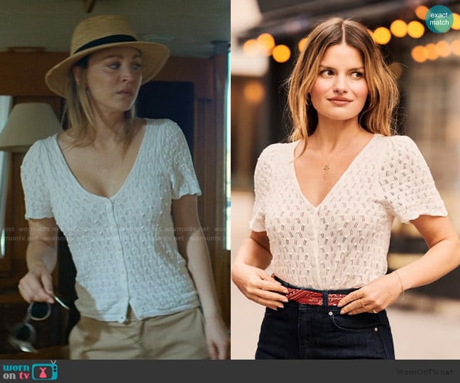 Sezane Jeanne Jumper worn by Alice Monroe (Kaley Cuoco) on Vanished