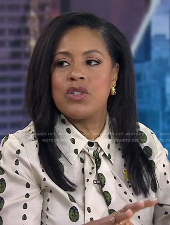 Sheinelle’s tear drop earrings on Today