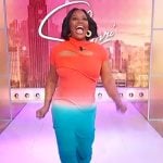 Sherri’s ombre cutout dress on Sherri