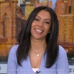 Shirleen’s blue cardigan on Good Morning America