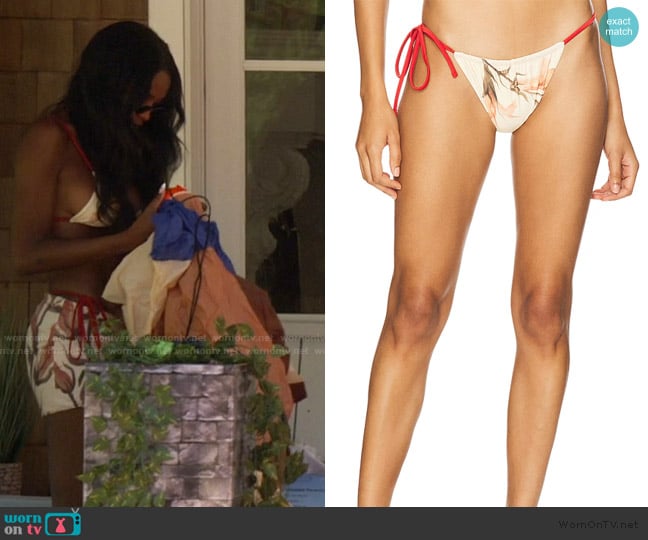 Sir. Hana String Bikini Bottom worn by Ciara Miller on Summer House