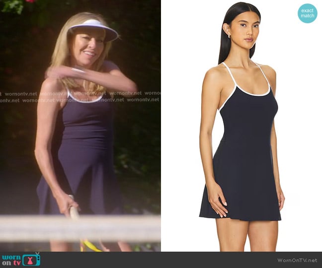 Splits59 Simona Airweight Dress worn by Sutton Stracke on The Real Housewives of Beverly Hills