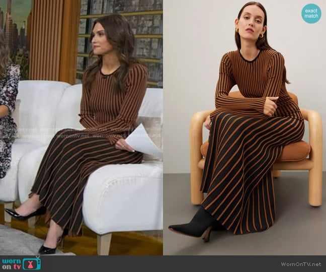 Staud Selma Dress worn by Sophie Flay on Good Morning America