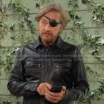 Steve’s black leather shirt jacket on Days of our Lives