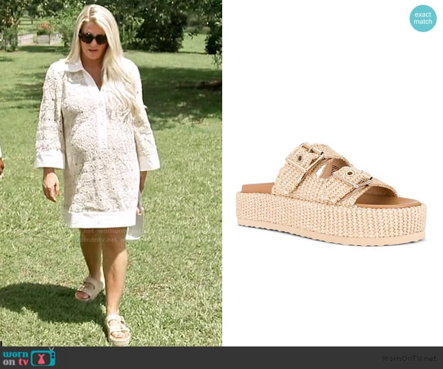 Steve Madden Karrigan Sandal worn by Madison LeCroy on Southern Charm